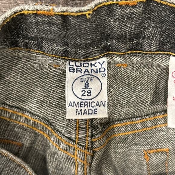 Lucky Brand Women's Dungarees by Gene Montesano Vintage Gray Wash Size 8 - Picture 6 of 8